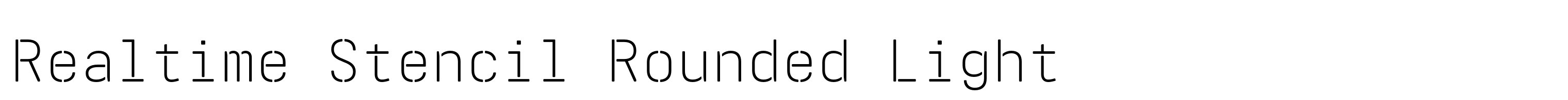 Realtime Stencil Rounded Light